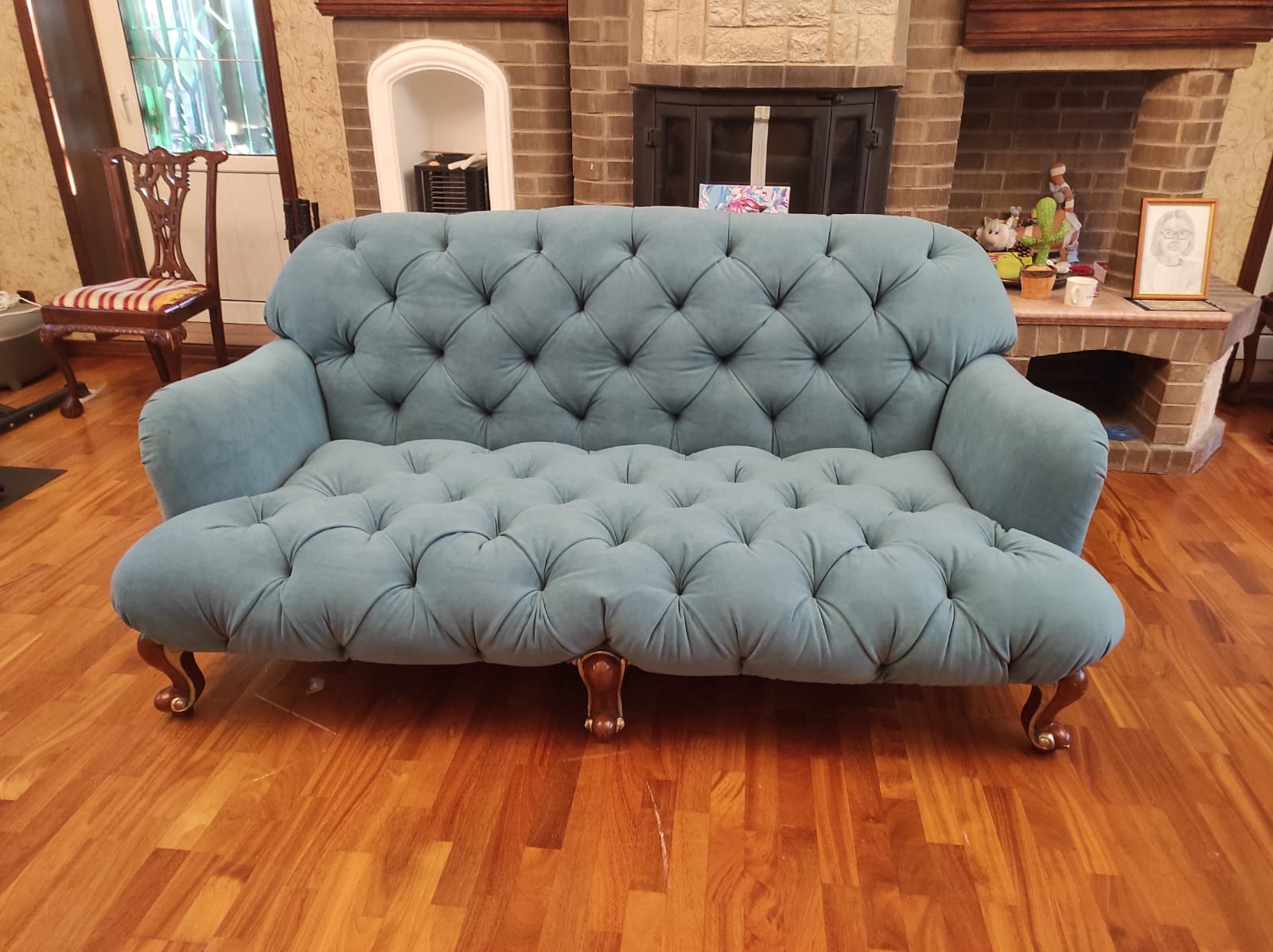 Обивка дивана. Катав-Ивановск